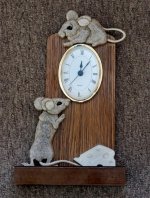 Corian Mice on Oak Clock (Medium).jpg