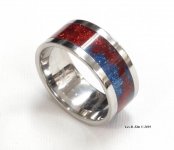 15- Red & Blue Diamond Infused SS Size 10.5 X 6mm.jpg