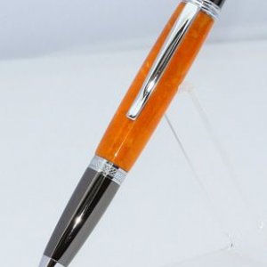 Orange Acrylic Sierra Pen