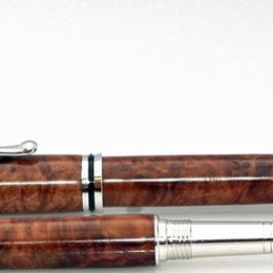 Renaissance Rollerball and Fountain PenMade From Amboyna