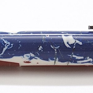 Chrome Bolt Action with Patriotic Blank