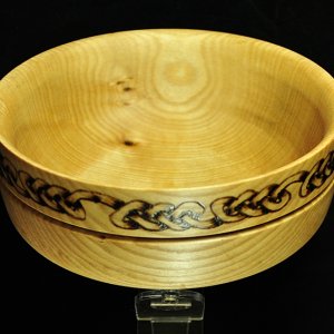 Celtic knot 5 inch Sycamore Bowl