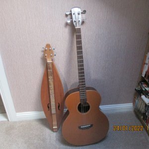 Acoustic Bass and Dulcimer